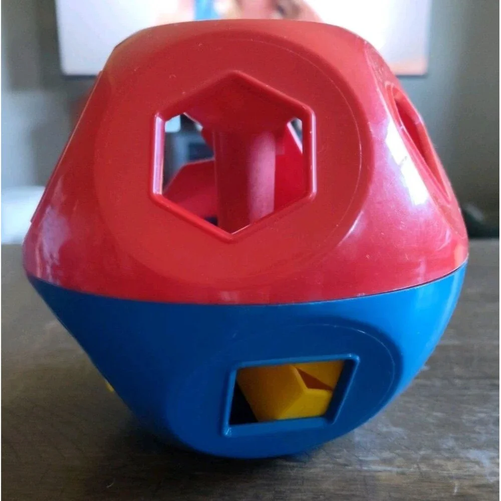 Vintage Tupperware SHAPE-O-BALL Classic Tupper Toys Shape Sorter Complete 10 Pcs